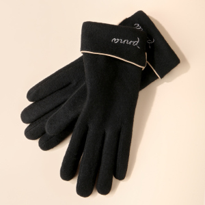 手套女冬季加绒加厚骑行电动车防风保暖2023新款开车触屏羊毛手套