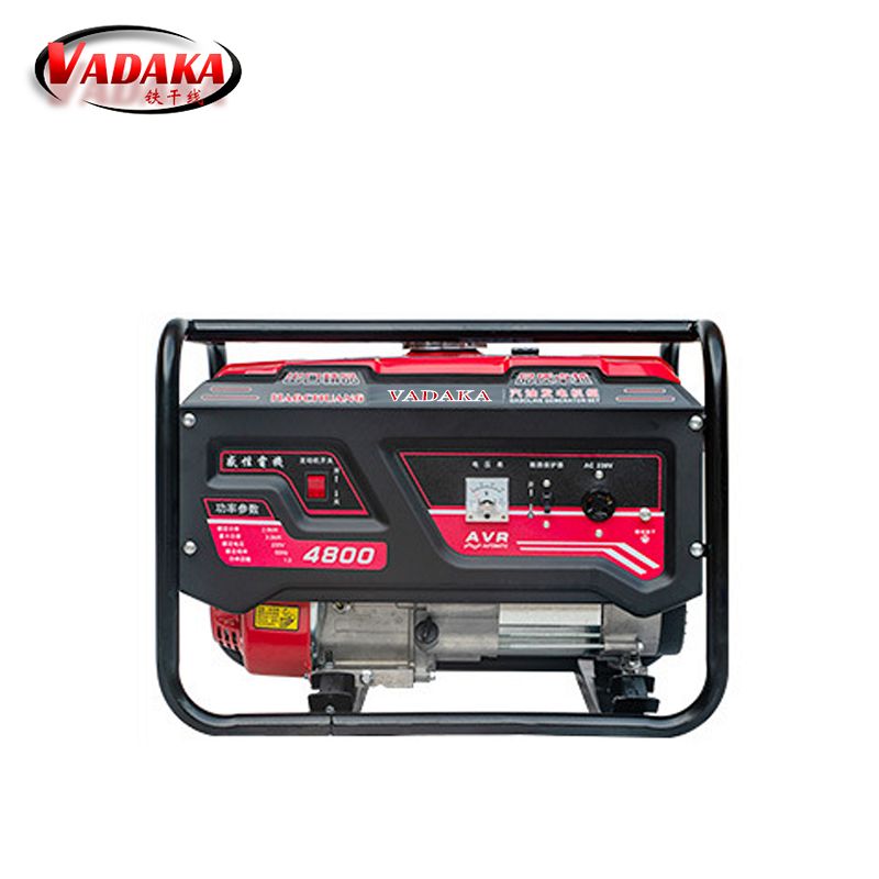VADAKA便携式户外汽油移动式220v小型商用发电机8kw等功率手启动台