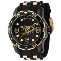Invicta AnaheimDucks男表48mm蓝宝石表镜运动防水夜光