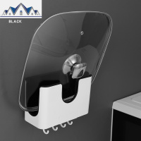 锅盖架壁挂式免打孔厨房家用坐式放锅盖的架子墙上置物收纳架 三维工匠