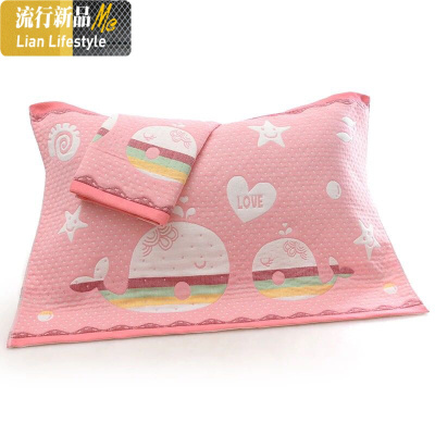 单条一条枕巾三层纱布成人枕头巾清仓学生夏季棉三维工匠