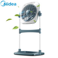 美的(Midea) 电风扇 KYS30-10CR 可升降 家用静音 旋转定时 遥控转页扇
