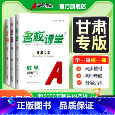 英语.人教版 七年级下 [正版]2025/2024甘肃专版名校课堂七八九年级语文数学英语物理下册RJ人教版同步练习册必刷