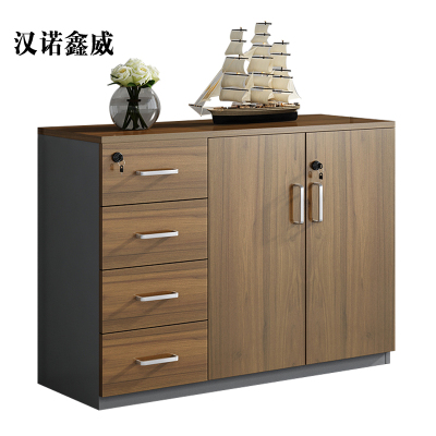 汉诺鑫威办公室矮柜储物柜文件柜2门4抽屉