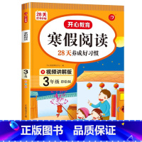 寒假阅读 小学三年级 [正版]2024三年级寒假阅读理解训练书上册下册衔接作业同步人教版语文专项练习真题小学生3年级必读