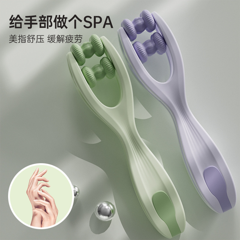 手指按摩器滚轮按摩夹缓解鼠标手经络疏通手关节穴位按摩神器3759Z