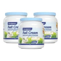 新效期[保税]3罐-美可卓(Maxigenes)蓝胖子全脂高钙牛奶粉1kg 澳洲进口全脂成人青少年成人中老年孕妇