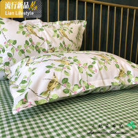 清新搭配 优质棉老粗布床单被套田园风棉可加工厚实细腻平整 三维工匠