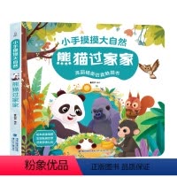 小手摸摸大自然·熊猫过家家 [正版]好物体验专享小手摸摸大自然 熊猫过家家触摸书 幼儿早教图书宝宝0-3岁 儿童启蒙洞洞