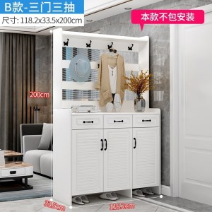 森美人鞋柜家用口玄关柜简约现代厅柜大容量鞋架进入户衣帽柜鞋柜