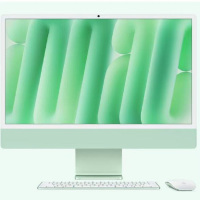 Apple/苹果AI电脑/2024款 iMac 24英寸绿色4.5K屏 M4(10+10核) 16G 512G一体式电脑 MWV03CH/A