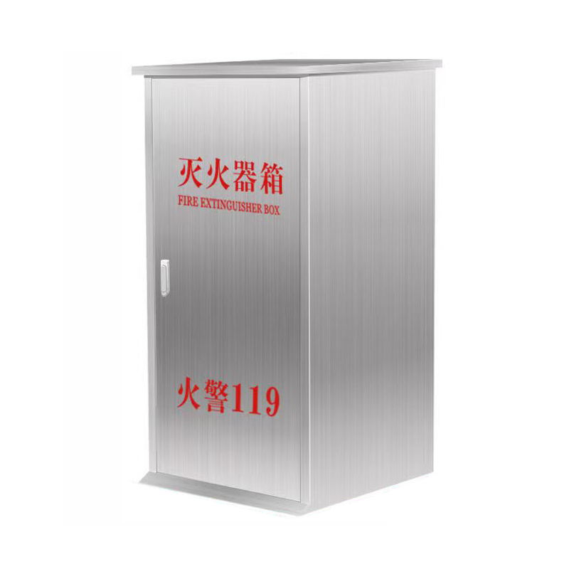豫仲迈 大型推车式灭火器箱不锈钢35kg单门/台