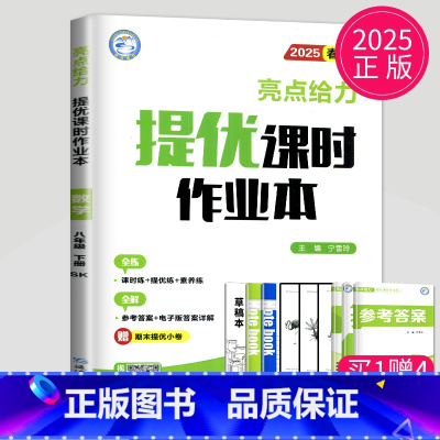 八年级下 数学 苏科版 八年级/初中二年级 [正版]2024亮点给力提优课时作业本八年级上册下册数学英语物理八上苏科版苏