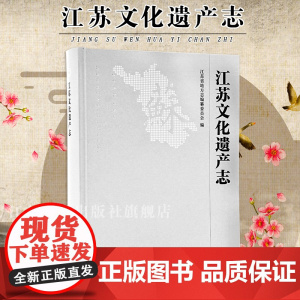 江苏文化遗产志 江苏省地方志编纂委员会 编 16开精装 分为上、下两篇 共计22章 记录和展示江苏省的文化遗产情况江苏非