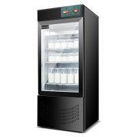 乐创(lecon)发酵柜商用全自动大型酸奶机大容量酸奶水果捞小型醒发箱 LK-118SNJ按键款(黑色+冷藏)