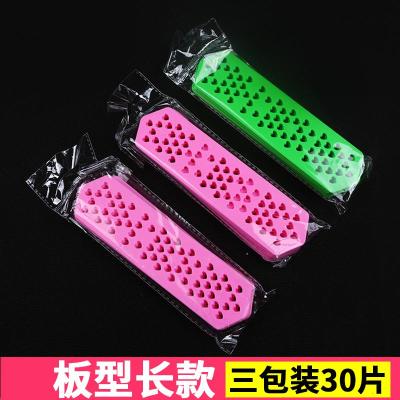 烫发发针理发师美发杠冷烫插针防痕杠卷发工具防皮筋洛滑压痕杠子垫板板形-3包装-长款