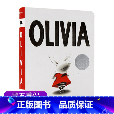 [正版]英文原版绘本 Olivia Board book 奥莉薇吴敏兰书单 纸板书 撕不烂书 凯迪克银奖 撕不烂儿童