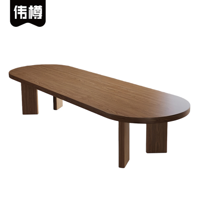 伟樽实木会议台300*100*75cm张