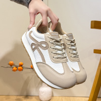 ins韩版新款老爹鞋女2026春季学生跑步运动厚底增高休闲鞋