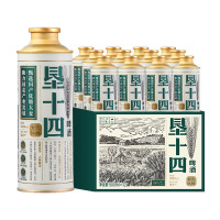 雪花啤酒垦十四金色拉格12.5度500ml*12罐马口铁整箱 国产大麦