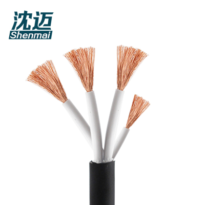 沈迈 铜芯软电线 TRVV-3*4+1*2.5平方(100米)捆