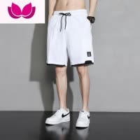 七斓男士短裤男夏季薄款外穿休闲运动五分裤宽松大码裤子潮流帅气