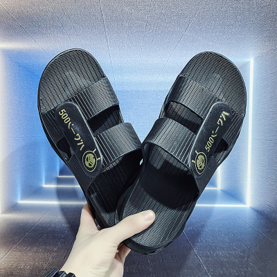 枫述男士拖鞋2021夏季新款潮流百搭刀锋底一字拖时尚网红外穿沙滩鞋