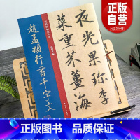 [正版]赵孟頫行书千字文放大版 大8开 原碑帖彩色高清放大全文版墨迹本繁体旁注赵孟俯行书毛笔书法字帖经典碑帖放大本孙宝