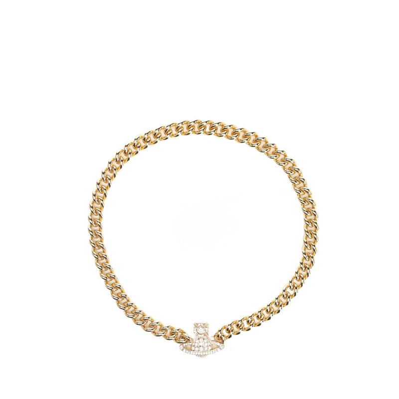 Vivienne Westwood女士项链 黄铜球链项链潮搭配饰送女友