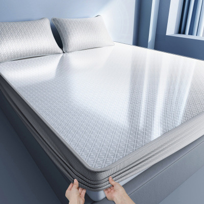 夏天高端冰丝凉席可水洗机洗夏季软席子床单床笠2026新款婴儿可用