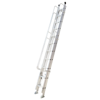 盛步达铝合金扶手伸缩梯子6米安全升降梯扶手梯sd-6fssd个