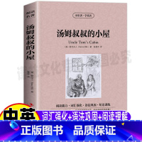 [正版]汤姆叔叔的小屋英文版中英文对照双语版原版英汉互译读名著学英语初中生青少年七八九年级必读课外书斯托夫人吉林出版张