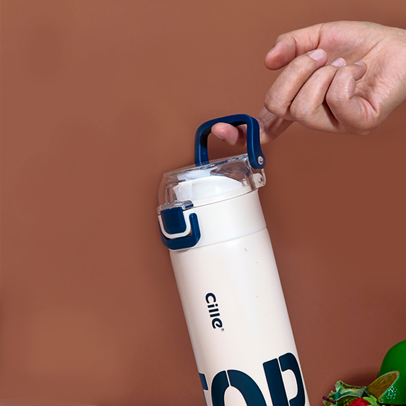 希乐Cille316不锈钢保温杯男女士户外运动简约便携大容量杯子办公泡茶杯