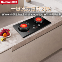 红日(RedSun)红外线猛火灶 1-180min双边独立定时 72%国标高热效 一键提升30%火力 EM29F天然气