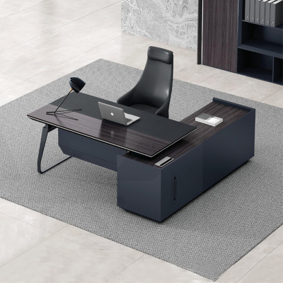 科朔 办公桌老板桌经理桌现代大班台板式班台2米KS-2020EDSR