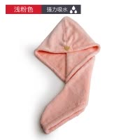 干发帽女吸水网红抖音速干帽包头双层洗头发帽加厚干湿浴帽 三维工匠 双层加厚豆绿色1条