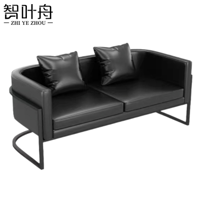 智叶舟休闲沙发双人位128*64*70cm张