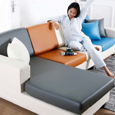 京城派 四季防水隔尿全包沙发笠沙发套弹力沙发套罩简约现代冬天北欧纯色沙发笠防猫抓加厚科技布坐垫沙发罩全包套巾盖布