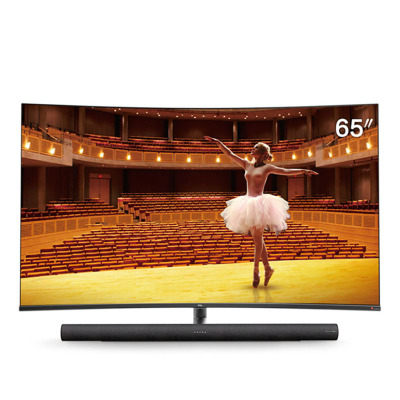 TCL官方旗舰65C7（65英寸）吋4K超高清全面屏哈曼卡顿智能语音网络液晶曲屏