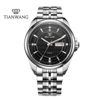 天王表(TIAN WANG)手表 男士手表经典商务休闲男表机械表正品品牌男表GS5812