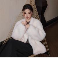 举翼王子澳洲羊羔毛羊剪绒颗粒绒皮毛一体外套女短款