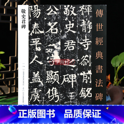 [正版]学海轩 敬史君碑115 哑光平铺繁体旁注传世书法碑帖原碑原帖楷书临摹毛笔字帖中国画院书法篆刻院编河北教育出版社