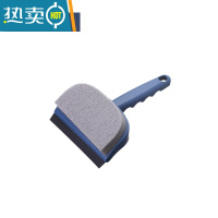 敬平擦玻璃器家用浴室洗手台卫生间镜子清洁刷二合一双面刮窗刮水器 蓝色1个