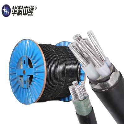 华科中缆 低压3+1芯铝电缆YJLV-3+1 米