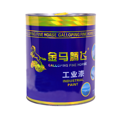 金马腾飞 醇酸快干磁漆 大红-7kg 桶