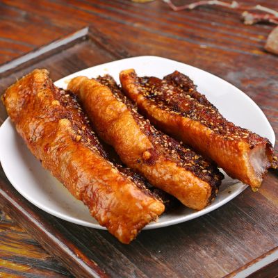 脆皮烤肉烤五花肉香酥猪肉即食好吃的网红特产肉食熟食