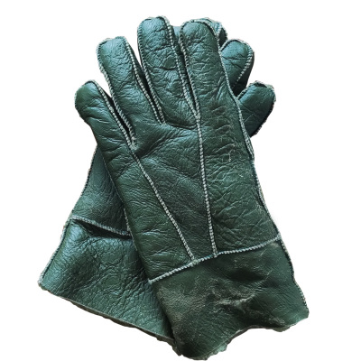 路吉通 皮毛一体防寒手套 均码 双