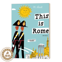 [醉染正版]THIS IS系列 这里是罗马 精装 This Is Rome 米先生的世界旅游绘本 英文原版儿童科普百科