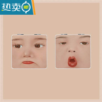 敬平便携高级感放包包里的小镜子随身携带创意口袋女复古小众超迷你。便携式用镜 O嘴表情男孩-化妆镜