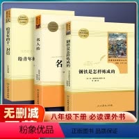 [名人传] [正版]钢铁是怎样炼成的/名人传/给青年的十二封信原著完整版人民教育出版社初中生八年级下册必须看读名著初二下